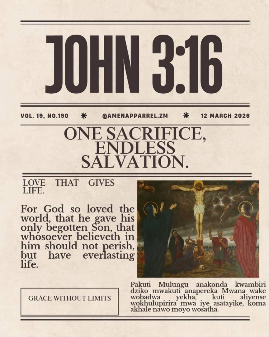 One Sacrifice, Endless Salvation — John 3:16