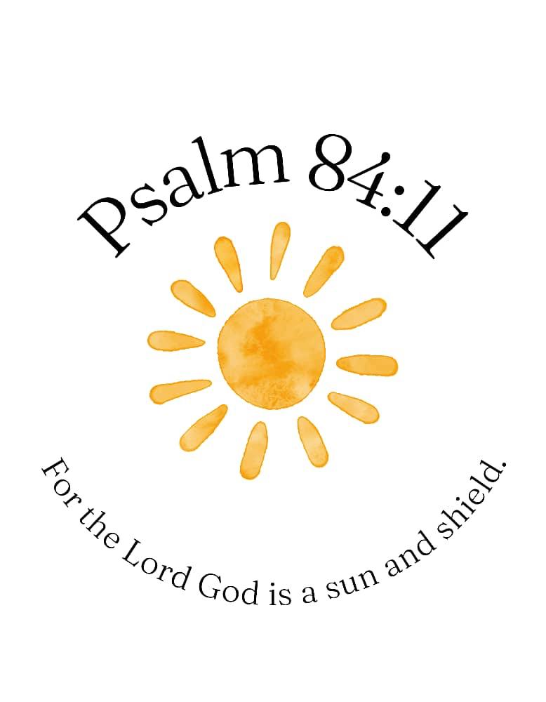 Sun and Shield — Psalm 84:11