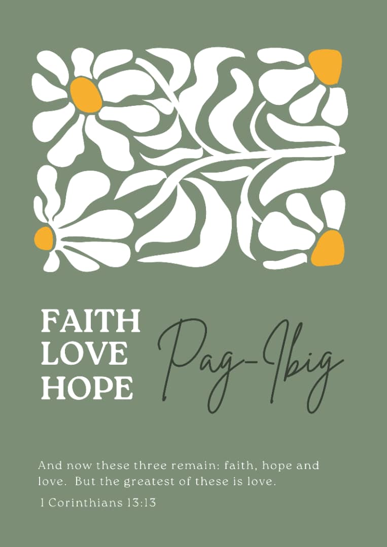 Faith, Love, Hope — 1 Corinthians 13:13
